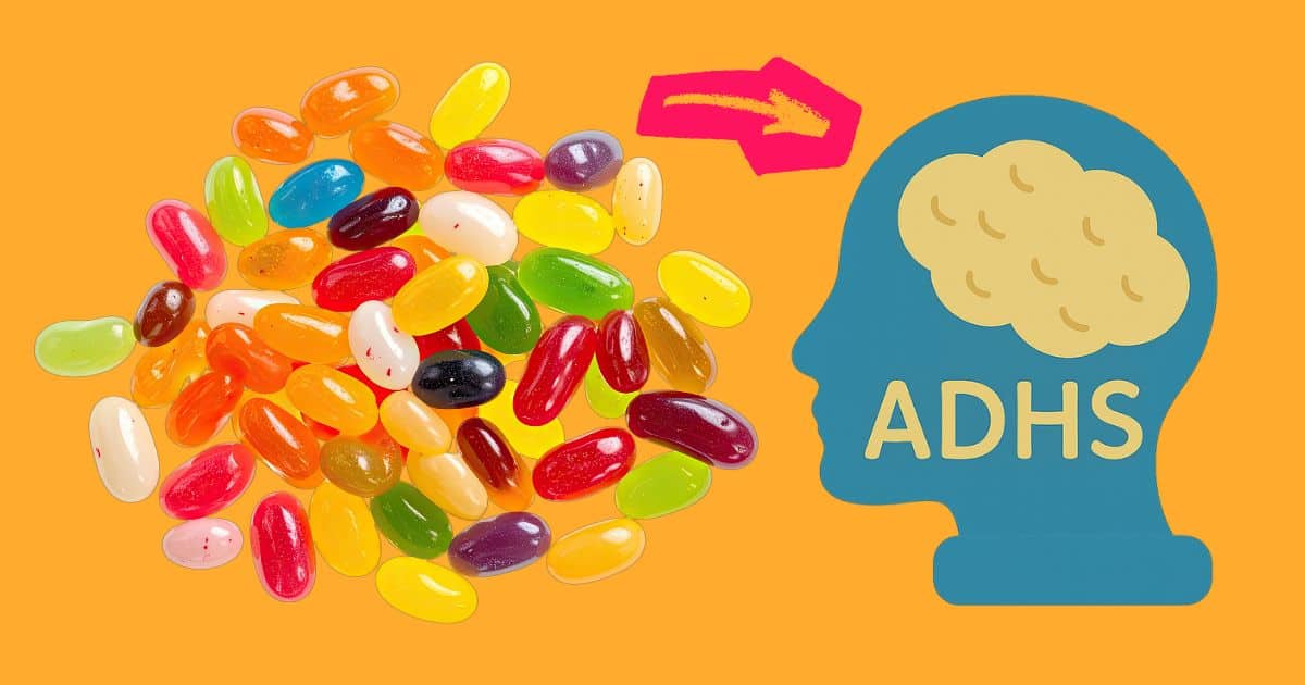 ADHS Gehirn Dopamin Heisshunger - Suessigkeiten wandern ins Gehirn