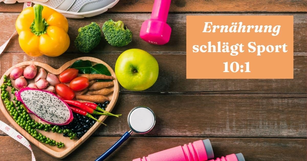 Ernaehrung vs Sport Vergleich - Stoffwechsel ankurbeln durch richtige Ernaehrung