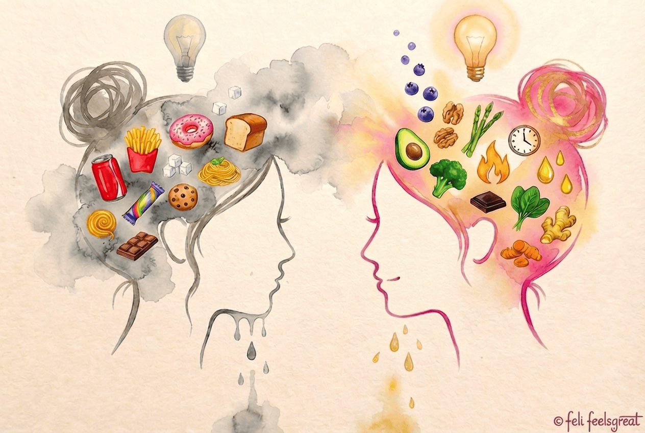 Brain Fog vs Ketone Klarheit in den Wechseljahren