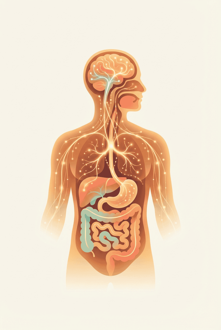 Darm-Hirn-Achse Infografik