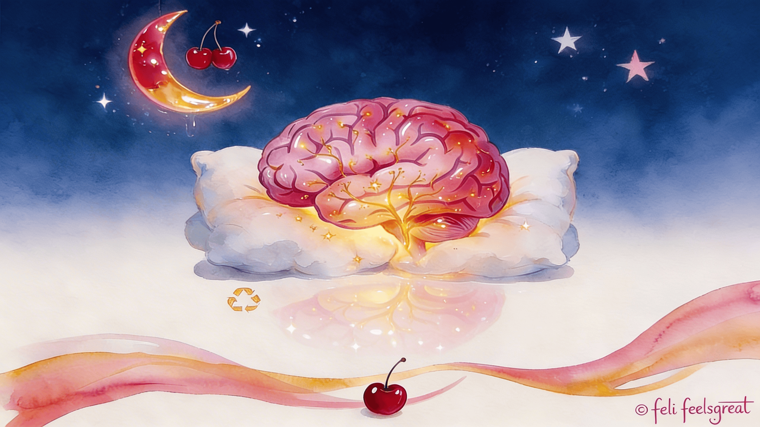 Gehirn Regeneration Schlaf Ketose Autophagie Nacht