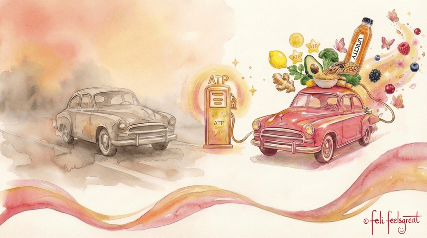 Insulinresistenz einfach erklaert Auto Metapher Energie Stoffwechsel ATP