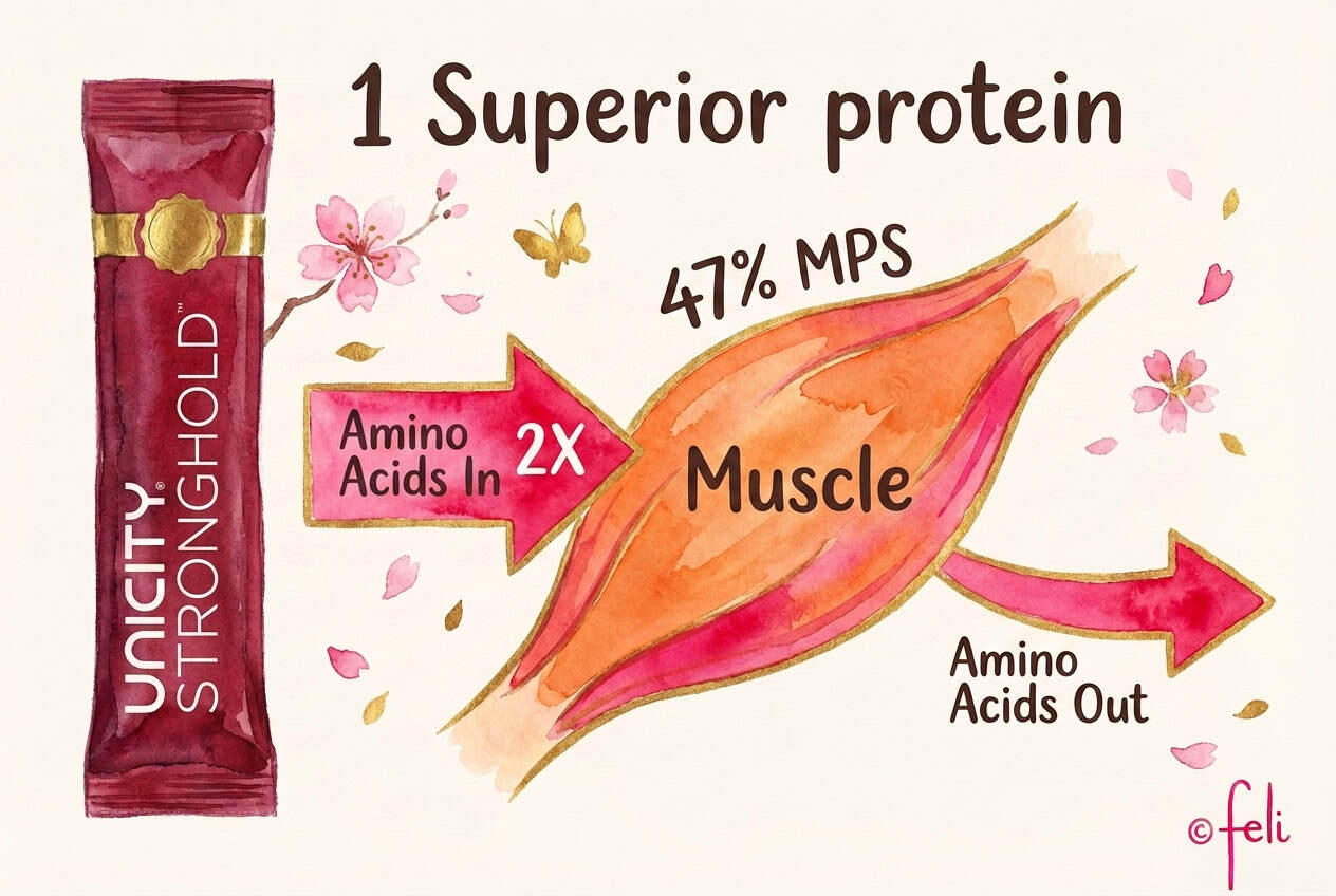 Whey-Protein in Stronghold steigert Muskelproteinsynthese um fast 50 Prozent – Frauen ab 40